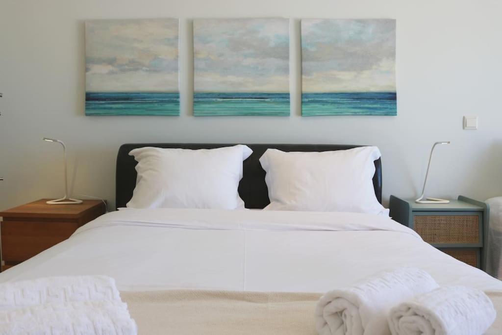 Sitio Penthouse - Big Terrace With Sea View & Bbq Villa Nazare Bagian luar foto