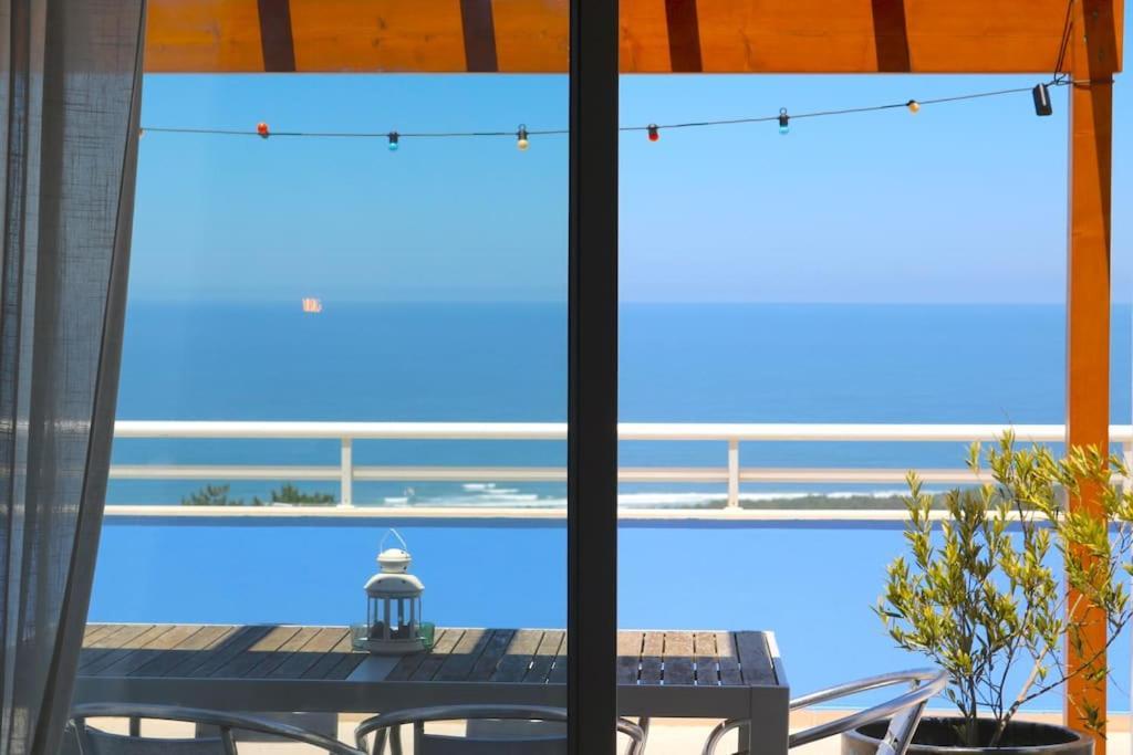 Sitio Penthouse - Big Terrace With Sea View & Bbq Villa Nazare Bagian luar foto