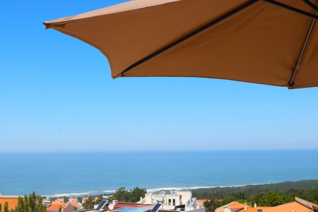 Sitio Penthouse - Big Terrace With Sea View & Bbq Villa Nazare Bagian luar foto