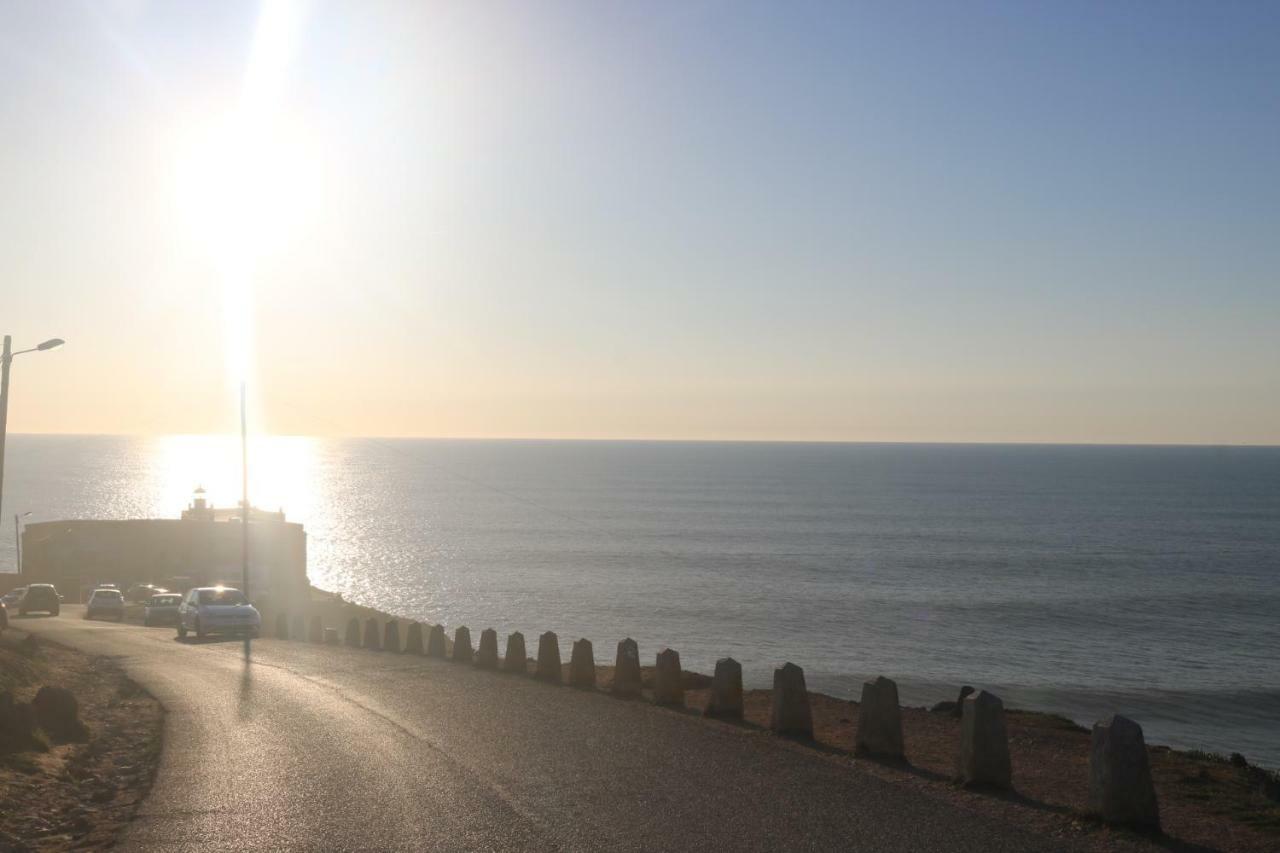 Sitio Penthouse - Big Terrace With Sea View & Bbq Villa Nazare Bagian luar foto