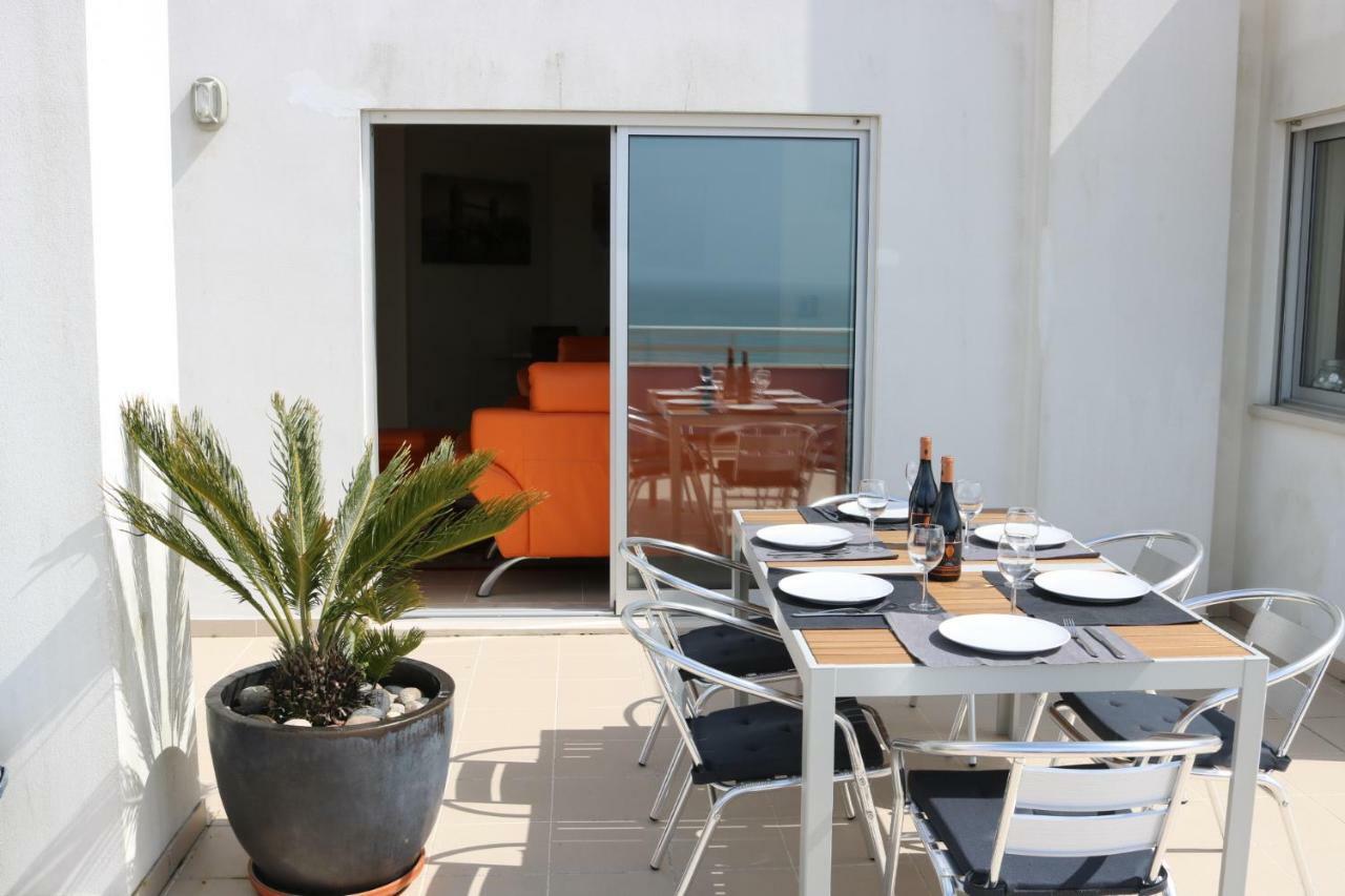 Sitio Penthouse - Big Terrace With Sea View & Bbq Villa Nazare Bagian luar foto