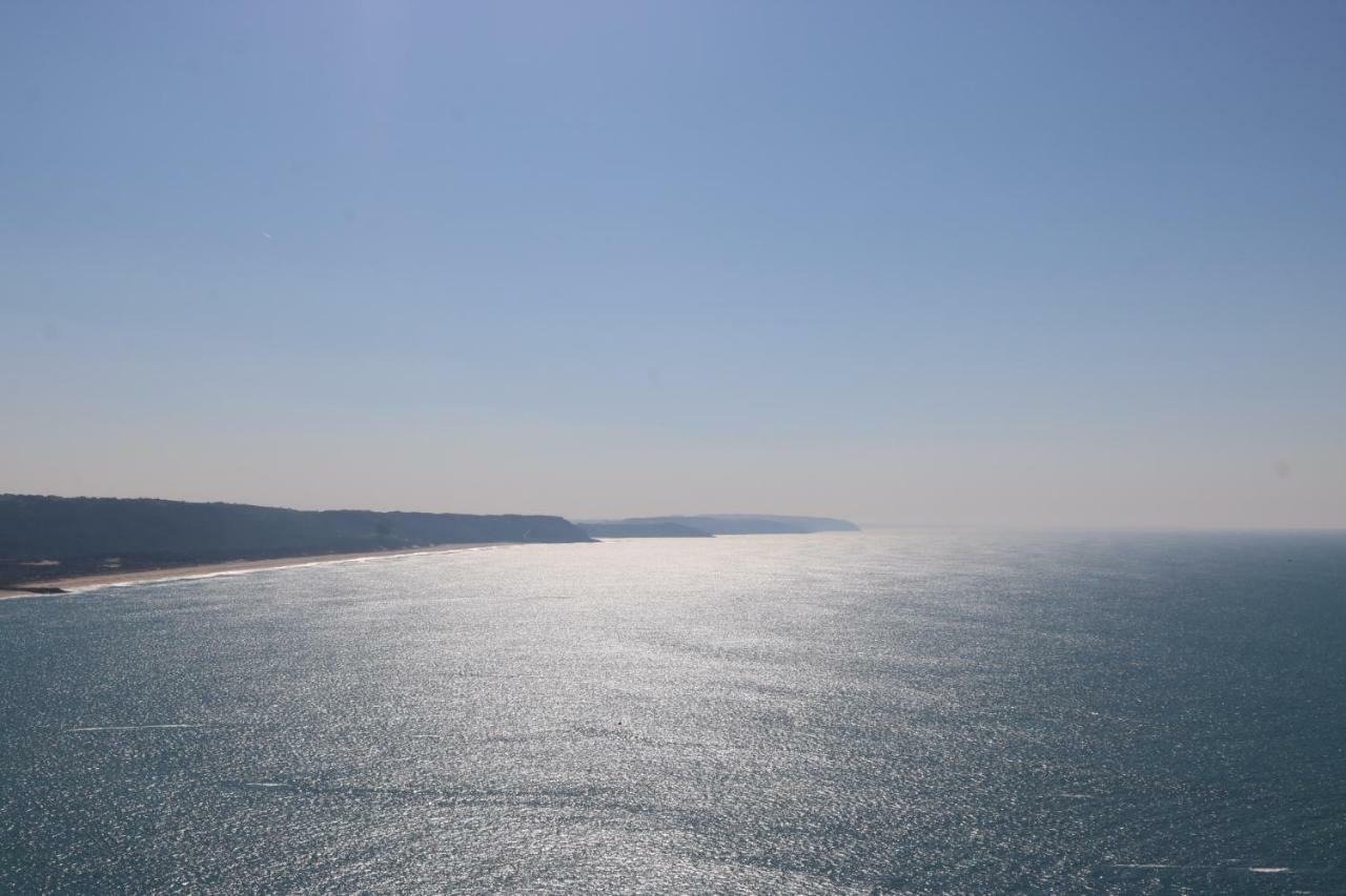 Sitio Penthouse - Big Terrace With Sea View & Bbq Villa Nazare Bagian luar foto