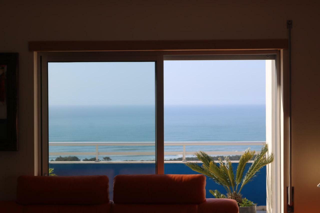 Sitio Penthouse - Big Terrace With Sea View & Bbq Villa Nazare Bagian luar foto