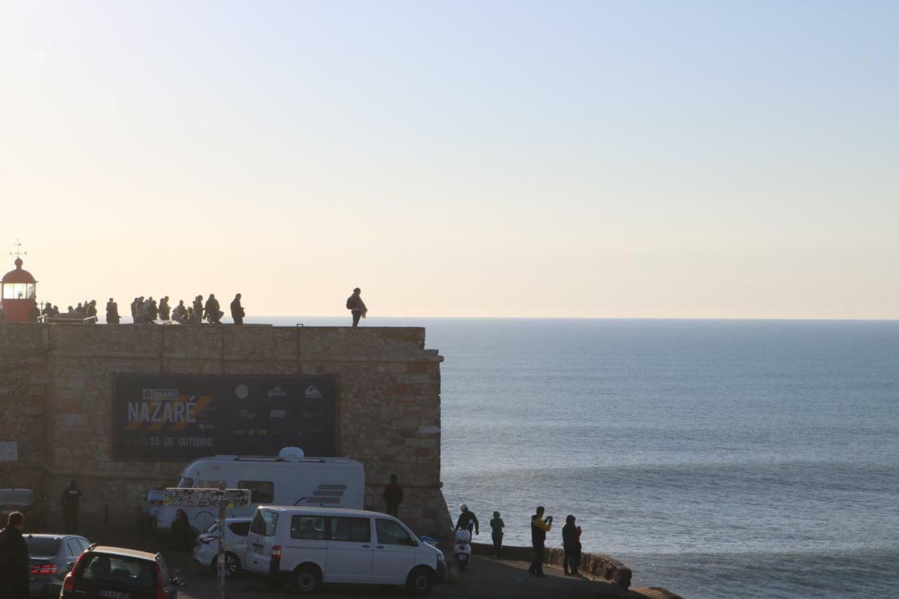 Sitio Penthouse - Big Terrace With Sea View & Bbq Villa Nazare Bagian luar foto