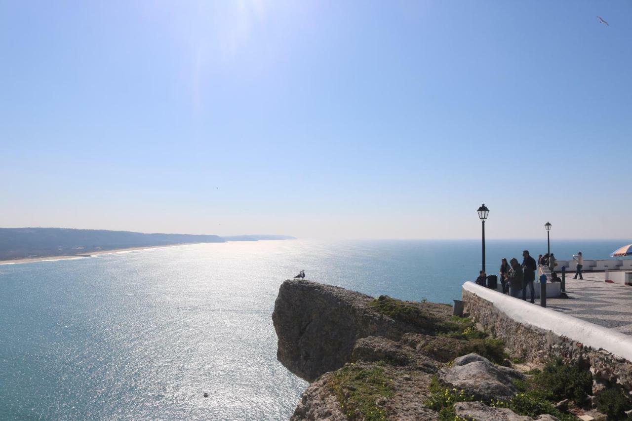Sitio Penthouse - Big Terrace With Sea View & Bbq Villa Nazare Bagian luar foto