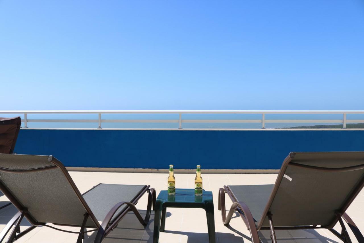 Sitio Penthouse - Big Terrace With Sea View & Bbq Villa Nazare Bagian luar foto