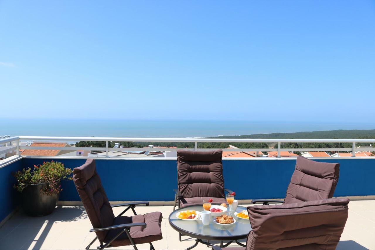 Sitio Penthouse - Big Terrace With Sea View & Bbq Villa Nazare Bagian luar foto