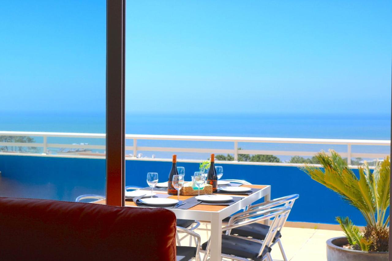 Sitio Penthouse - Big Terrace With Sea View & Bbq Villa Nazare Bagian luar foto