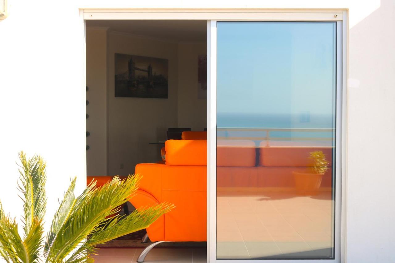 Sitio Penthouse - Big Terrace With Sea View & Bbq Villa Nazare Bagian luar foto