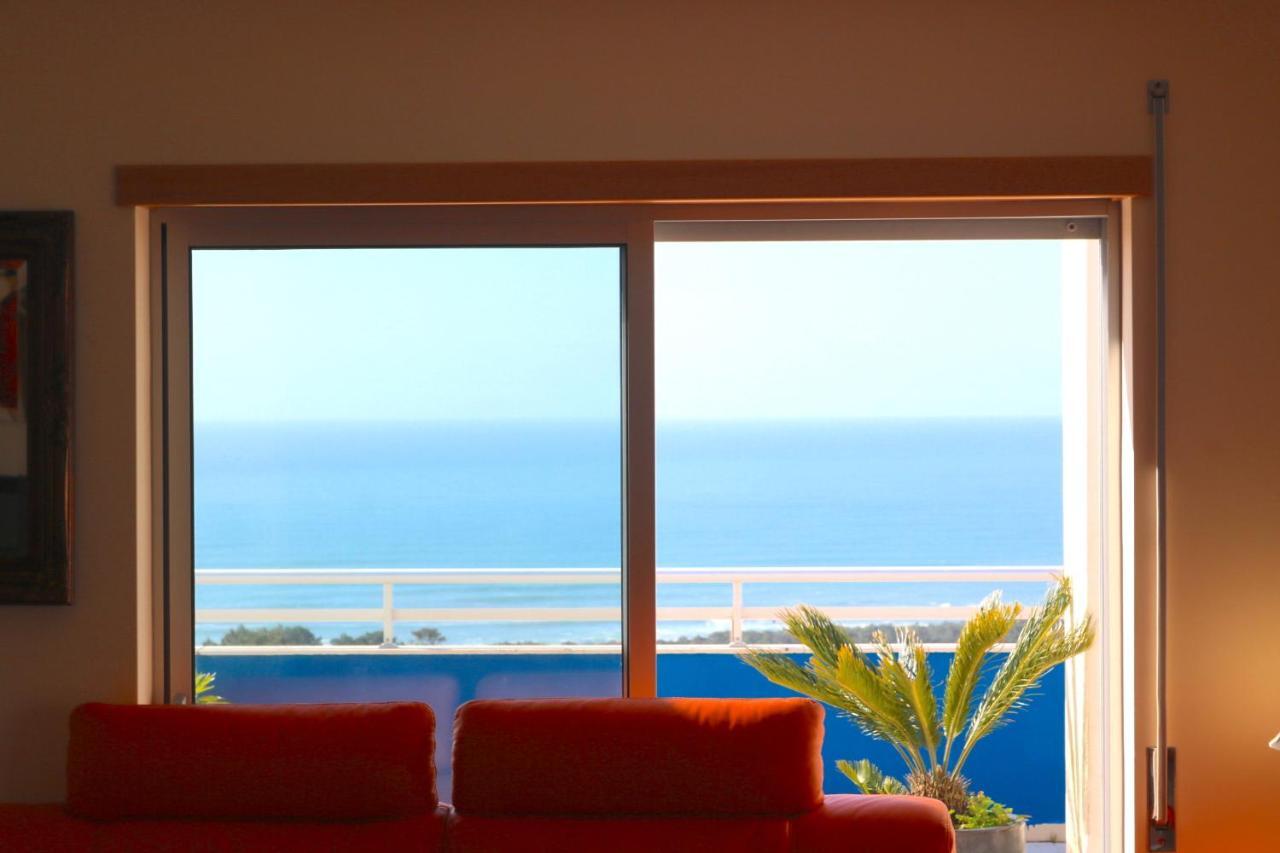 Sitio Penthouse - Big Terrace With Sea View & Bbq Villa Nazare Bagian luar foto